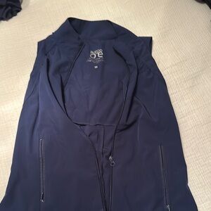 Navy Blue scrub vest